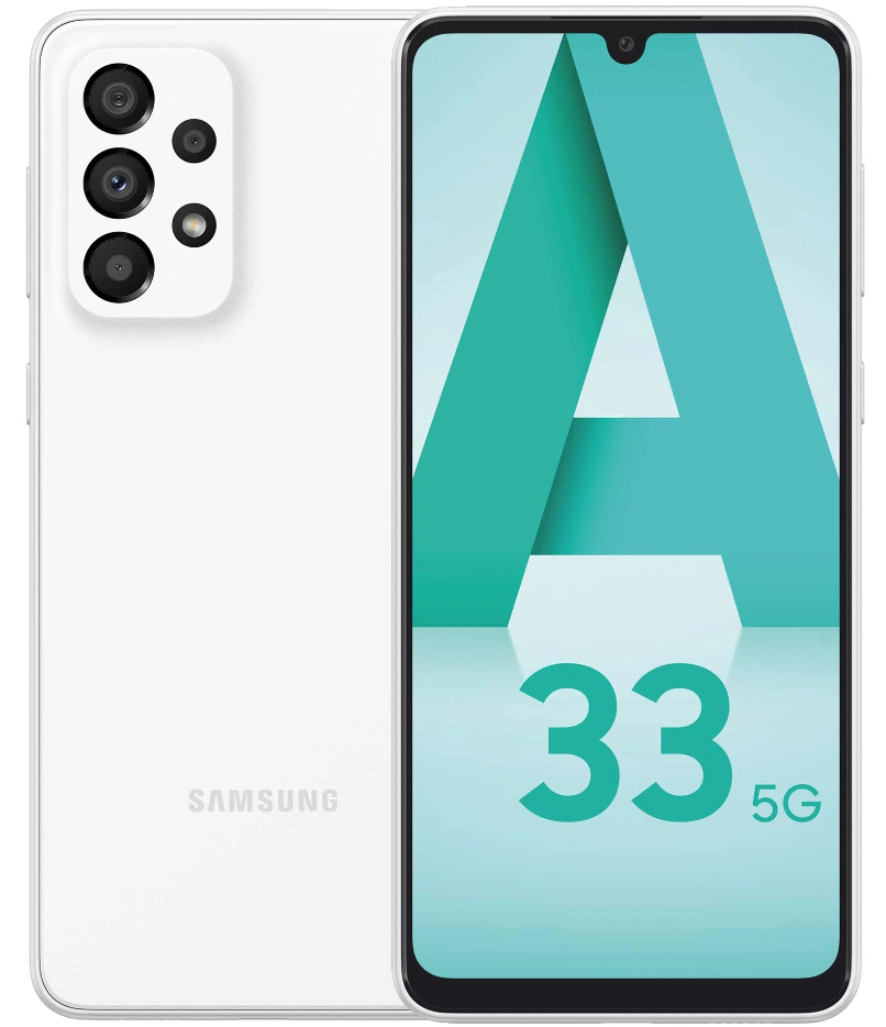 Смартфон Samsung Galaxy A33 5G, 8.128 Гб, Dual SIM (nano-SIM), белый